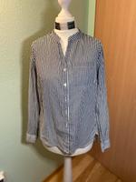 Bluse Hemd Oberteil weiß blau Baumwolle Gr. 34 Köln - Nippes Vorschau