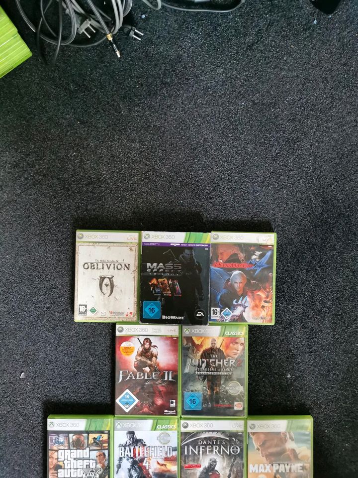 Xbox 360 Spiele 9stk fable2 Witcher2 mass effect trilogy usw in Bremerhaven