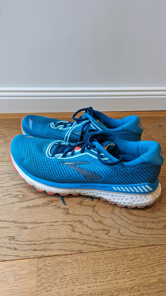 Brooks Adrenaline GTS 20 blau türkis Petrol 44 Laufschuhe schmal in Bocholt