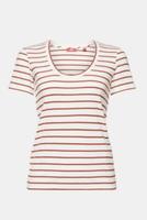 NEU - T-Shirt aus gestreiftem Rippstrick, rostbraun, Esprit Nordrhein-Westfalen - Hamm Vorschau