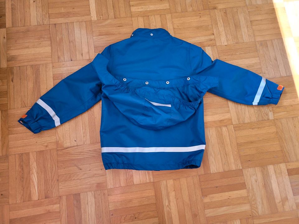 Größe 110/116, Regenjacke TCM Tchibo, blau orange in Rauenberg