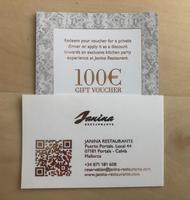 100€ Gutschein für Janina Restaurant auf Mallorca Bayern - Regensburg Vorschau