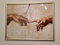 Kunstdruck im Rahmen, Michelangelo "Die Erschaffung Adams" 85x65 Kreis Pinneberg - Quickborn Vorschau