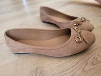 Ballerina 39 braun cognac Schleife Graceland rau matt schwarz wil Bayern - Miltach Vorschau