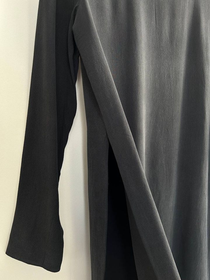 COS black 100% silk Seide blouse tunic schwarze Seidenbluse in Löcknitz