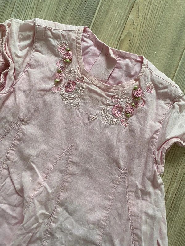 Baby Kleid rosa Rosen 80 pampolina Schick Taufe Rose Hochzeit gli in Rohlstorf 