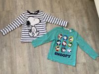 2 Langarmshirts von H&M Jungen Grösse 98/104 Snoopy Charlie Brown Thüringen - Schimberg Vorschau