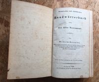 Hebräisches & chaldäisches Handwörterbuch Altes Testament 1828 Berlin - Neukölln Vorschau
