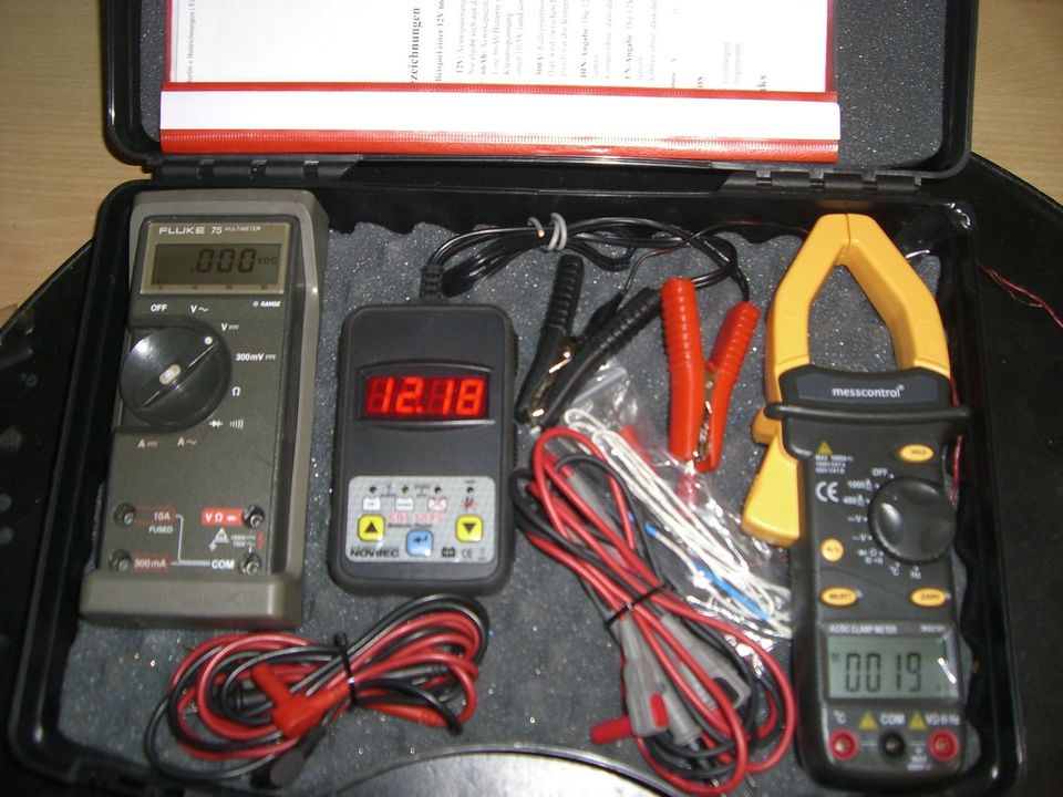Fluke 75 Multimeter +.AC/DC  Camp Meter MS+  Autobatterie Tester in Mönchengladbach