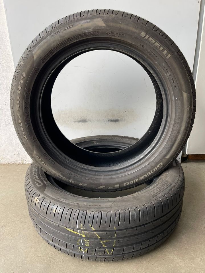 2 x Pirelli Cinturato P7 245/50 R19 105W RunFlat SOMMERREIFEN in Kall