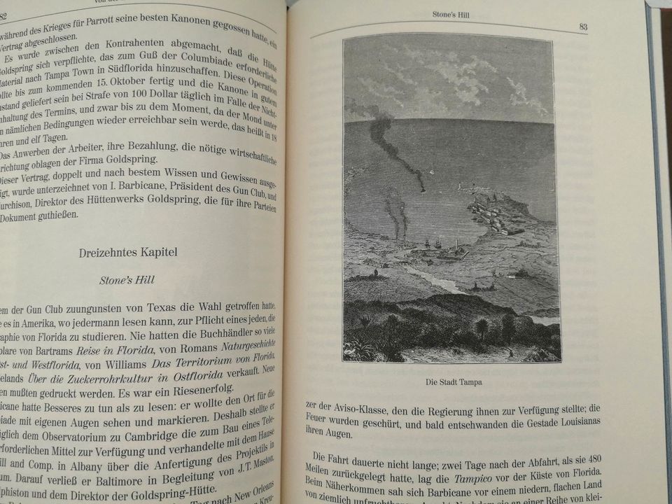 Sammlerstück Jules Verne Von der Erde zum Mond gebundenes Buch in Hameln