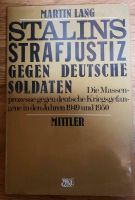 Buch Stalin Justiz WW II Soldat Krieg Mittler Baden-Württemberg - Pfullingen Vorschau