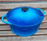 Toller LE CREUSET Cousances Gusseisen Bräter Topf 28cm 6,7L blau Rheinland-Pfalz - Hochborn Vorschau