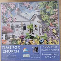 SunsOut 1000 T. Puzzle: Time for church, neu/OVP, Lori Schory Schleswig-Holstein - Escheburg Vorschau