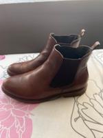 Tamaris Chelsea Boots  Stiefelette Gr.38 Echt Leder braun top Baden-Württemberg - Kornwestheim Vorschau