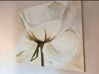 Original Gemälde „Weiße Rose“ Acryl Spachteltechnik Düsseldorf - Bilk Vorschau