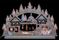 3D-Doppelschwibbogen Seiffener Weihnachtsmarkt - 74×47×5,5 cm Niedersachsen - Helmstedt Vorschau