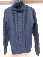 Damen Pullover Strickpullover Rollkragen dunkelblau Größe 40 Hessen - Darmstadt Vorschau