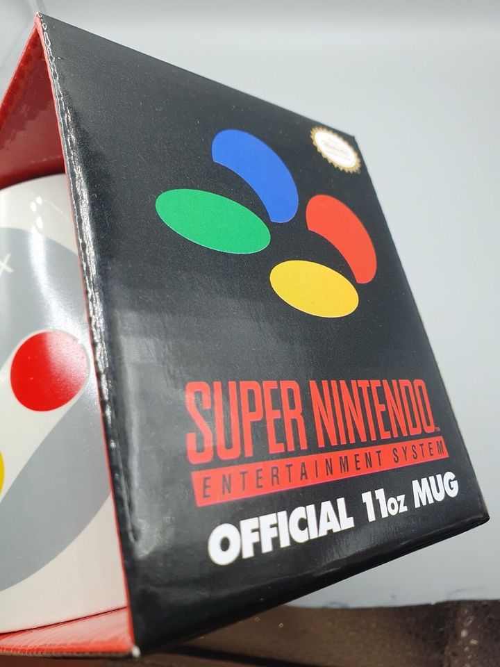 SNES/Super Nintendo 11 oz MUG Tasse Becher grau original NEU/OVP in Riegelsberg
