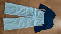 Mädchen Jeans breit mit blauer Bluse Gr. 164 Kr. München - Deisenhofen Vorschau