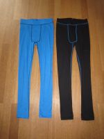 2 bequeme Unterzieh-Leggings blau schwarz Gr 146 - 152 für Jungen Kr. München - Planegg Vorschau