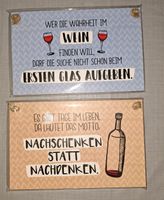 2 Holzschilder "Wein" zum Aufhängen Wandsbek - Hamburg Bramfeld Vorschau