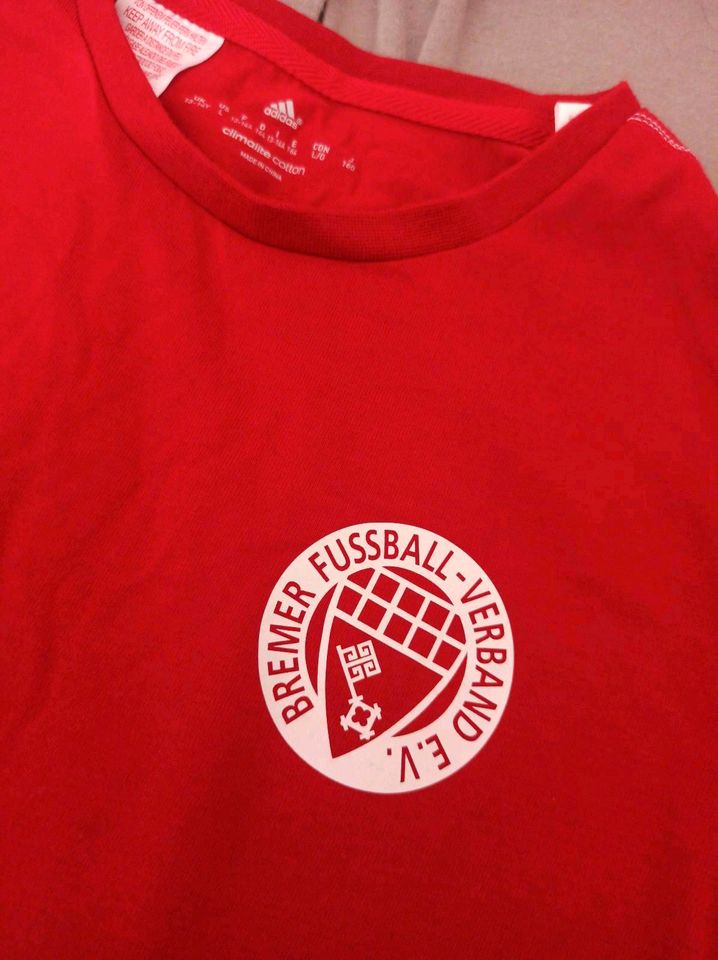 neu Adidas Fußball Shirt Stützpunkt Bremer Fußballverband 164 in Bremen