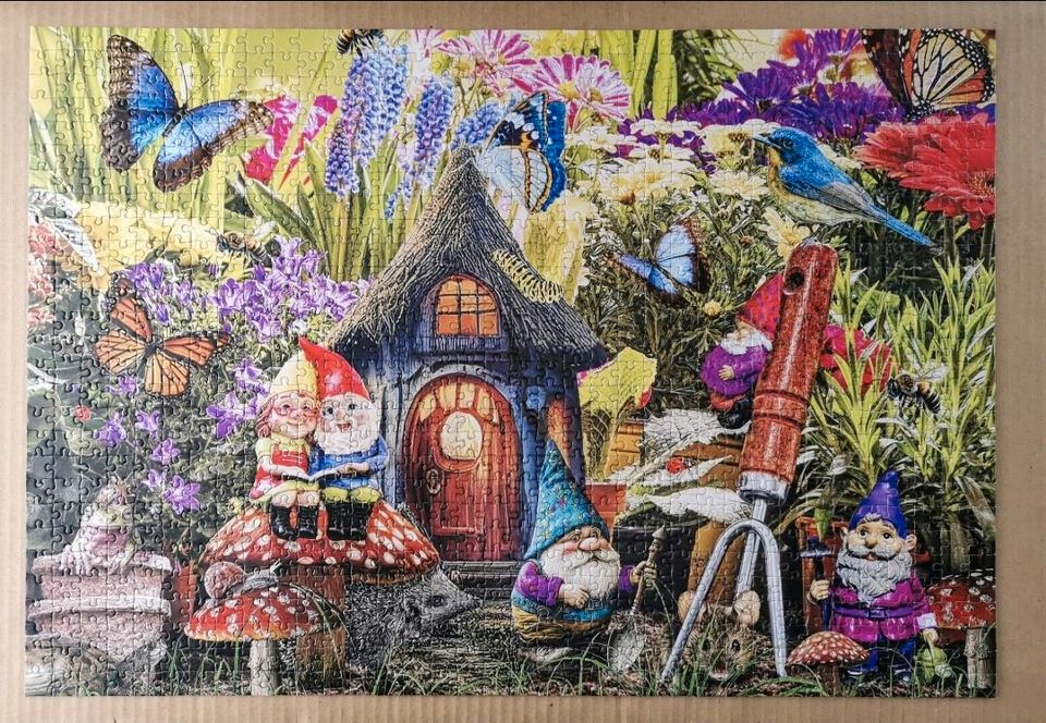 Alipson,1000Teile Puzzle,Garten,Pussel,Puzzel in Bomlitz