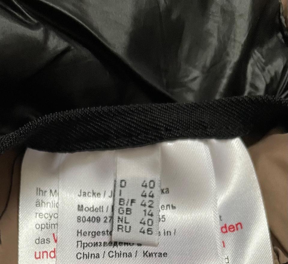 Superleichte, warme Jacke, Fuchs Schmitt, 40, NP 259,99, wie neu in Denkte