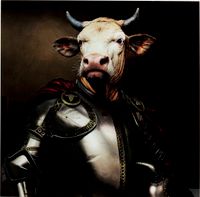 KARE Design - Bild Glas Knight Cow 120x120 Bayern - Regensburg Vorschau