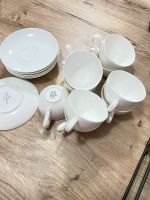 Villeroy & Boch Kaffeetassen mit Untertassen, Basic White Bayern - Markt Schwaben Vorschau