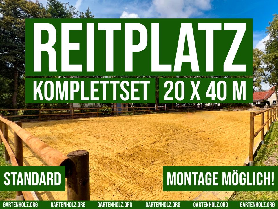 Reitplatz Reitplatzumrandung Reitplatzeinzäunung Zaun - 20 x 40 in Olsberg