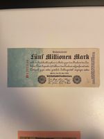 2 Stück 5 Millionen Mark Reichsbanknote von 1923 Hamburg - Bergedorf Vorschau