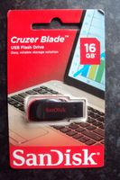 SanDisk Cruzer Blade USB Flash Drive STICK 16 GB NEU OVP Nordrhein-Westfalen - Neuss Vorschau