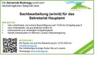 Sachbearbeitung für das Sekretariat Hauptamt (m/w/d) Baden-Württemberg - Bodnegg Vorschau
