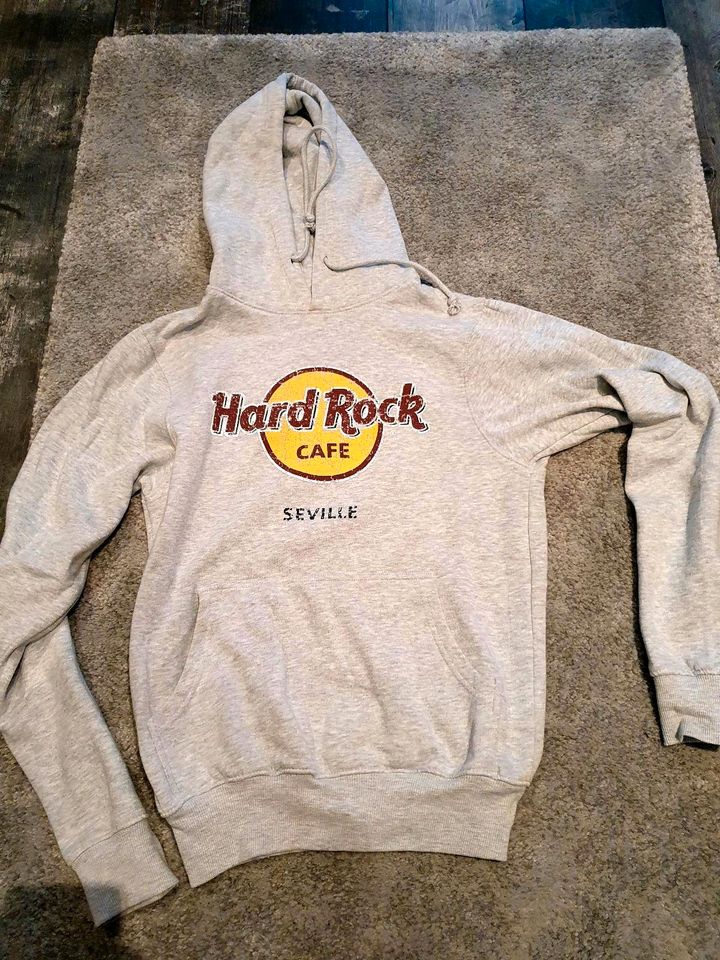 Hoodie Hard Rock Café Sevilla  grau Gr. S in Niederdorfelden