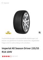 Imperial 235/55 R18 ohne Felge Herzogtum Lauenburg - Kasseburg Vorschau