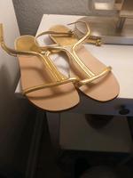 goldene Zara Sandalen 40 Hamburg-Nord - Hamburg Langenhorn Vorschau