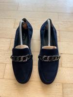 PAUL GREEN Slipper, Samtziege blau, Gr.37,5 Bayern - Erdweg Vorschau