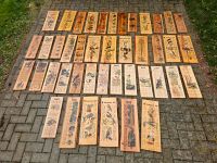 43 Kalender Holz DDR Naturschutz Tiere Schwarte Tier alt Brett Sachsen - Oelsnitz / Vogtland Vorschau