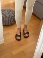 Birkenstock Sandalen Madrid braun metallic Birkoflor schmal 37 Düsseldorf - Heerdt Vorschau