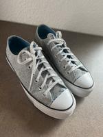 Converse Chucks Gr. 38 in Glitzer Silber Baden-Württemberg - Winterbach Vorschau