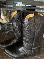 Boots Cowboy Echsen Leder Schuhe Stiefel Buffalo 38 Rarität 1989 Nordrhein-Westfalen - Breckerfeld Vorschau