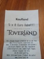 Toverland Gutschein, 5 x 8 Euro Rabatt Nordrhein-Westfalen - Solingen Vorschau