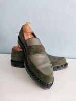 Zegna Loafer 8 42 Wildleder Glattleder grün Gummisohle München - Altstadt-Lehel Vorschau