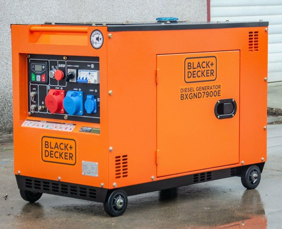 BLACK + DECKER 8kVA Diesel NOT- STROMAGGREGAT STROMERZEUGER in  Niedersachsen - Spelle | eBay Kleinanzeigen ist jetzt Kleinanzeigen