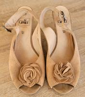 Caprice-hochwertige Peeptoes, Pumps, Beige mit Blum Hessen - Lich Vorschau