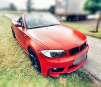 BMW 125i Cabrio M Performance Umbau orange matt Bayern - Bergen Vorschau