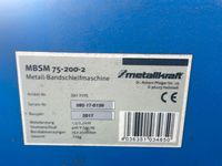 Metallkraft Mbsm 75-200-2 Bandschleifmaschine Baden-Württemberg - Bretten Vorschau