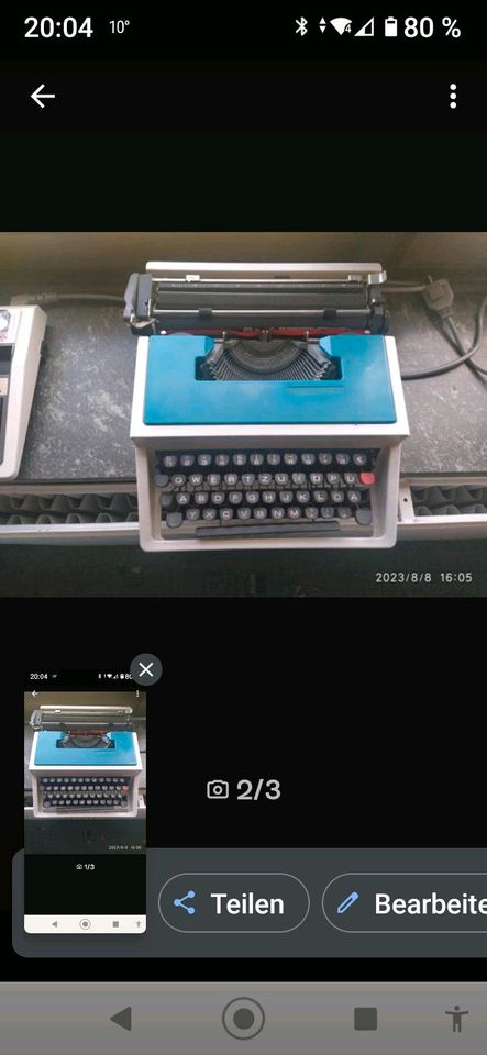 Schreibmaschine von damals.... in Hoya